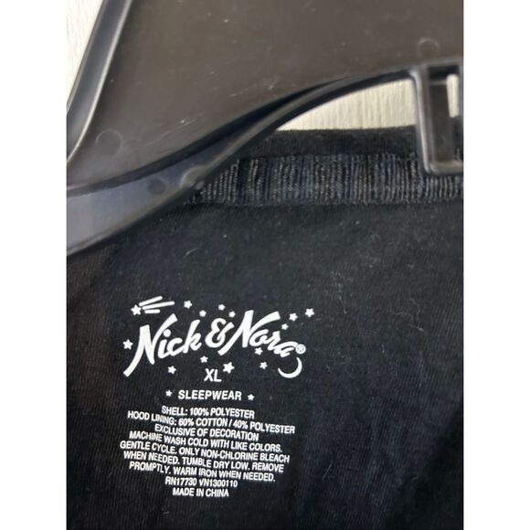 Nick Nora XL pajamas Cheetah Leopard Cat brown black zipper suit hooded - Picture 3 of 7